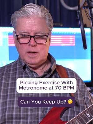 Got a minute to practice? Grab your #guitar and a #metronome and see if you can keep up with Jon Finn’s #picking exercise to lock in your rhythm game 🎸 Hit the link in bio for Jon Finn’s full lesson on rhythm and timing in this week’s #GuitarBootcamp lesson! #metronomechallenge #rhythmguitar