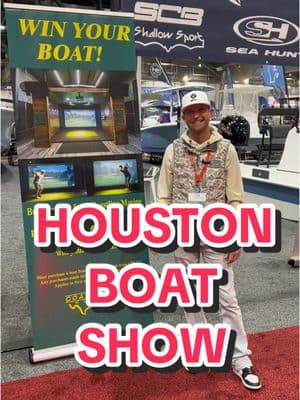 Come see us at the Houston Boat Show!! Booth 1030 Get 3 swings on our Full Swing Golf Simulator for a chance to win your boat FREE!! #coastlinemarine 