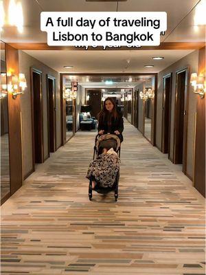 Our full day of travel from Lisbon Portugal to Bangkok Thailand 🩷 #travelwithme #travelingwithkids #travelwithus 