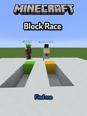 Minecraft Block Race #Minecraft #minecraftmemes #memes #funny #slyp 