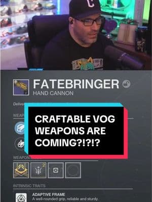 CRAFTABLE VOG WEAPONS??? #Gsxrclyde #Destiny2 #Destiny2clip #destiny2clipz #destiny2tiktoks #Destiny2heresy #Destiny2news #destiny2important #Destiny2info #destiny2vaultofglass #Destiny2vogweapons #Destiny2vaultofglassweapons #Twitch #Streamer