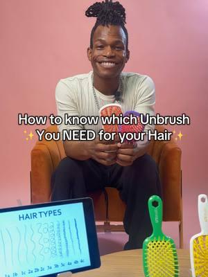 Don’t know which Unbrush to get? Here is how you know! ✨ #detanglingbrush #hairbrush #unbrush 