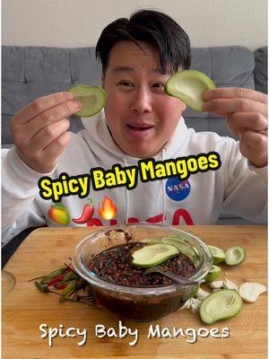 Replying to @Shasha.ฟันกระต่ายน่ารักf24 ASMR Spicy Mangoes 🥭🔥🌶️. Spicy Baby Mangoes 🥭🌶️🔥 Lao Jeow Muk Muang. Spicy Savory Mango 🥭 Sauce. ASMR Mukbang Recipe 🌶️🔥.  For those who never had this. The Flavors are Spicy, Savory, Sweet, Tangy, Nutty, with the Perfect Amount of Saltiness.  Delicious, Addicting, and a Great Way for a Natural Detox.  Recipe:  3/4 Cup of Palm Sugar 1/4 Cup of Sugar 1/4 Cup of Toasted Rice Powder 1/2 Cup of Fish Sauce 1/2 Tsp of MSG 3 Tbsp of Chili Powder 1 Tbsp of Shrimp Paste or Padaek Instructions 📝 1. In a Small Bowl. Combine all of the ingredients Listed Above. 2. Give a Mix and Combine Well.  3. Adjust to your Likings. By adding Fish Sauce, Chilies to Taste. In terms of Spice, and Savoriness. Add more Toasted Rice Powder for more of a Nutty Arromatic Crisp Taste and Texture.  4. Best Paired with Citrus Fruits for a Balance in Flavors.  SoCal Foodie📍| LA | OC | IE 🌊🏝☀️🎥 Asian Recipes 📝 👉🏻 @mrintharriss 👈🏻 #ລາວ #ອາຫານລາວ #laofood #tiktoklaos #asmr #mukbang #mangoes #thaifood #cambodianfood #vietnamesefood #tiktokthailand  #tiktokkhmer #hmong #hmongfood #tiktokhmong #tiktokthailand #tiktoklaos🇱🇦 #tiktokcambodia #tiktokkhmer #khmer #khmerfood #thailand #Recipe #thaistreetfood #papaya #papayasalad #fyp #fypシ #foryou #mrintharriss #khaopoon #khaopieksen #jeowsom #laos #foryoupage #part1 #laab #longervideo #longervideos #1min #ອາຫານ #ແຈ່ວ #ເຂົ້າປຽກ #ເຂົ້າປຸ້ນ