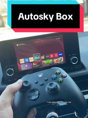 A dream come true, videos games in the car😂 #applecarplay #xbox #netflix #autosky #carplayscreen #civic 