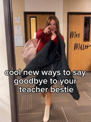 Cool new ways to grab your bestie before heading out for the day🏃‍♀️ which one is the most like you?🤣 #teacher #teachers #teacherinspiration #teacherblogger #teacherideas #teacherootd #teacheroutfits #teachertribe #teacheroutfit #teacherlife #middleschoolteachers #elementaryteacher #classroom #classroominspiration #teacherhumor 