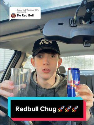 Replying to @PGaming_95 Red Bull chug 🪽🚀🪽 WHATS NEXT?! #redbull #monster #energydrink #monsterenergy #foryou #chug #chugging #rockstar #fyp 