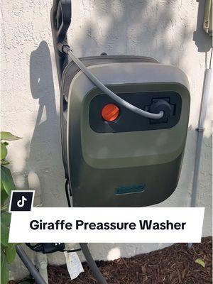 This Giraffe Preassure Washer Tool helps to clean my driveway and Car in few minutes plus it comes with Car Cleaning kit by @Giraffe-Tools #giraffepresurewasher #preassurewasher #carwash #preassurewashing #giraffe #homeessentials #drivewaycleaning #garagetools #TikTokShopCreatorPicks