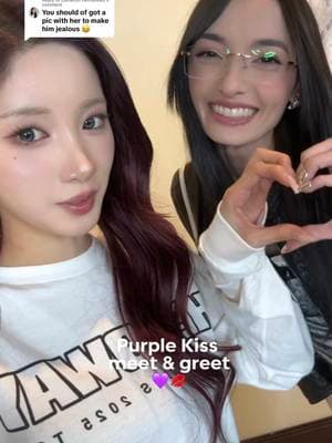 Replying to @Cameron Hernandez oh don’t worryyyy, I did 🙂‍↕️💜 #purplekiss #purki #purplekiss_official #purplekissyuki #yuki #swan #dosie #ireh #goeun #meetandgreet #fansign #kpop #kpopconcert #purplekisstour #headwaytour 