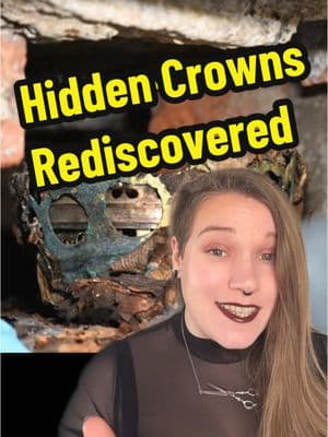 Some real hidden treasure just found! #archaeology #archaeologytiktok #archaeologist #crowns #news #fashionhistory #greenscreen 