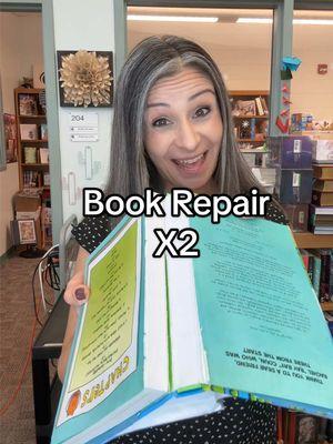 Fix two graphic novels with me! #book #repair #asmr #satisfyingvideo #librarytiktok #librariansoftiktok #requested #popular #books #fixit #todo #Inverted 