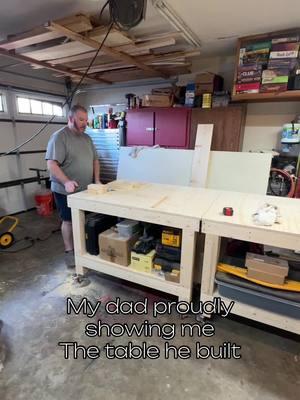 He’s such a good handy man, he was so proud of his work. this is one of the coolest tables I’ve seen. #handyman #dadsoftiktok #dad #dadlife #dad #fyp #viral #fypシ゚viral #homedepot #viralvideo #homedepotdad #foryourpage #foryoupage #fypage  #blowthisupforme  @The Home Depot my dad loves your store 