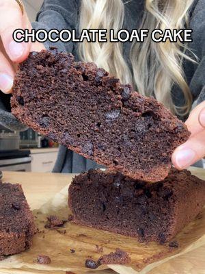 DOUBLE CHOCOLATE LOAF CAKE🤎 This chocolate cake is the best of both worlds, slightly crispy on the outside and fluffy and moist on the inside. It’s made with simple better for you ingredients and super easy to make! Recipe: -3 eggs -1/3 cup coconut oil -1/4 cup maple syrup -1 tsp vanilla -2 1/2 cups almond flour -1 tsp baking soda -1/4 cacao or cocoa powder -chocolate chips How to: -preheat oven to 350F and line a loaf pan with parchment paper -add wet ingredients to bowl first and mix well -pour dry ingredients into bowl and mix well, add chocolate chips to batter too -pour batter into loaf pan and top with extra chocolate chips -bake for 47-48min or until a toothpick comes out clean Enjoy!! #chocolatecake #easyhealthyrecipes #healthyrecipes #glutenfree #dairyfreerecipes #chocolateloaf #doublechocolate 