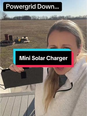 #solarcharger #portablesolarcharger #portablecharger #prepper #preppertok #emergencypreparedness 