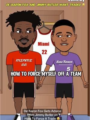 De’Aaron Fox Gets Advice From Jimmy Butler on How To Force A Trade 😂 #NBA #nbanews #nbamemes #SportsNews #sportsmemes #jimmybutler #deaaronfox 