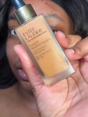 gifted by Estee Lauder  i might just be a skin tint girl!🤭 product: Estee Lauder Futurist SkinTint Serum shade "5W1 Bronze" @Estée Lauder #futuristmakeup #myshademystory #esteepartner #esteelauder #skintintreview #esteelauderfoundation #blackgirlmakeup #makeupforblackwomen 