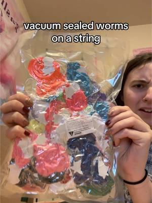 this has never happened in my history of buying worms #wormonastring #fyp #wormonastringcult #vacuumsealed #cursed 