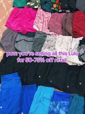 CourtJThrifts February 22nd 1000+ Item Lululemon drop has all the goods. Be there 🤪  #lulu #lulushorts #hottyhots #speedups #lululemon #thrifting #ricelakewi #wisconsin #courtjthrifts 