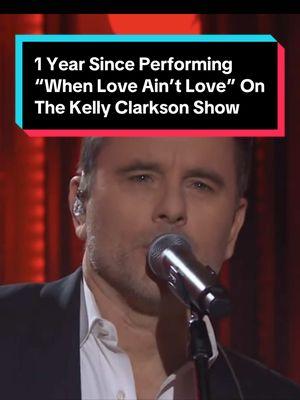 It's hard to believe it's been a whole year since I had the great honor of stepping onto the stage of @Kelly Clarkson Show to perform "When Love Ain't Love." with my brother @Jason Halbert and and the rest of Kelly’s incredible band!! #thekellyclarksonshow #charlesesten #whenloveaintlove 