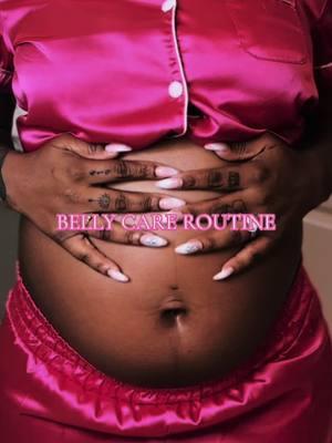 My easy AM and PM Belly Care Routine #bellycare #pregnancyjourney #pregnancytiktok #pregnant #24weekspregnant 