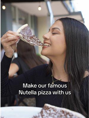 Sweet tooth or not, Nutella pizza is a must! #nutella #worldnutelladay #mistero1 #mister01 #nutellapizza 