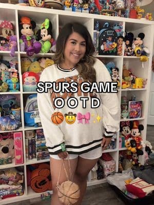 Get ya head in the game @San Antonio Spurs 🏀✨game day outfit: @Queen of Sparkles available at @Bless Your Heart 💕 #getyaheadinthegame #queenofsparkles✨ #QOS #gameday #sanantoniospurs #gospursgo #spursgame #shoplocal #boutiqueclothing 