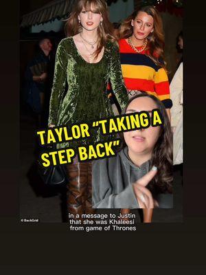 Replying to @ayo according to sources Taylor Swift is taking a step back from her friendship with Blake Lively after she felt like she was used as an intimidation tactic. #allegedly #taylorswift #blakelively #ryanreynolds #justinbaldoni #taylorswiftblakelively #taylorswifttok #itendswithus #khaleesi 