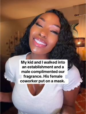 We see you Becky #microaggresion #perfumelayering #beingblack #blackwomenoftiktok #blackwomenaretired 