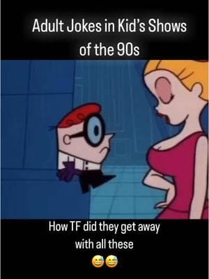 Part 3. Adult Joke’s in Children’s Shows of the 90s. . . . . . . . . . . . . . . . . . #rockosmodernlife #rugrats #dexterslaboratory #powerpuffgirls #ededdneddy #nickelodeon #90snickelodeon #cartoonnetwork #90scartoons  #90s #90skid #90sbaby #90saesthetic #90sthrowback #90scommercial  #throwback #nostalgia #nostalgic #cartoons #animation #childhood #oldschool #childhoodmemory #kidstv #retro  #millenial  #memoryunlocked #90stv #80sbaby #80skid #a90slife