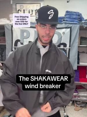 This windbreaker is too fire to not have! #fypシ゚ #sphinxontop #shakawear #trending #viral #tiktokshoploveatfirstfind #LIVEhighlights #TikTokLIVE #LIVE 