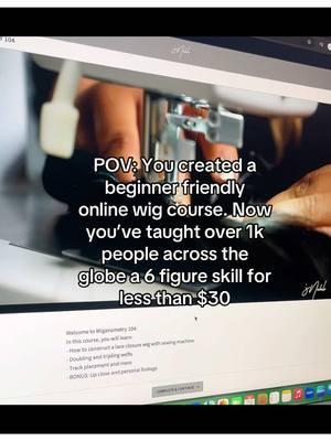 Can’t wait to teach YOU next!Link in bio 🔗🔗#fyp #foryoupage #newskill #xyzbca #wigclasses #wigmaker #gluelesswigs #wiginstall #machinemadewigs #customwigs #howtomakeawig #sewingmachinewigs 