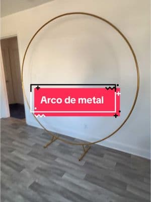 Arco de metal para decoración #decoracion #arco #globos 