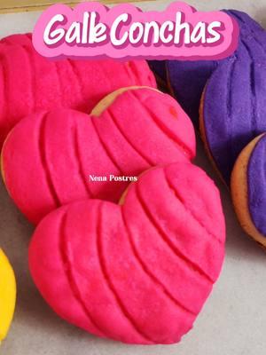 GalleConchas 🩷💜💛❤️perfectas para tus ventas #postres #galletas #conchas #recetas ##creatorsearchinsights 