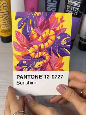 Pantone 8/100 ✨  Actualizando los que tenemos pendientes de esta serie ✨ #pantone #pantonechallenge #acrylicpainting #art #arte #artist #painting #artista #retopantone