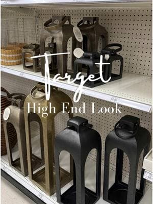 Get a designer look for less with these gorgeous lanterns from Target! They are so nice and come in a black or brass finish. My front porch is screaming for these! 🤩 I don’t think these will stick around long! Which one is your fave? I’m leaning toward the black.  Click the link in my bio to shop.  #targetfind #targetspring #porchdecor #springhome #springhomedecor #boujieonabuget #homedecorinspo #potterybarninspired #potterybarnstyle