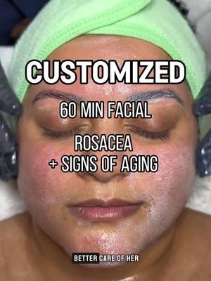 Customized 60 min facial on Rosacea+ Signs of Aging  @Shanti Skincare NYC  #nycfacials #nycskincare #nycesthetician #rosacea 