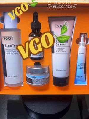 VGO skincare kit five products #facialtoner #vitaminac #facialcleanser #snailmucin #eyeRepair#limpiezafacial #vgo #skincar #vgobeauty #piel #pielbonita #pielperfecta #pielsanaybonita #pielsana #pieldeporcelana #pielsuave #pielradiante #pielluminosa #pielsensible #14defebrero #regalos #paratiiiiiiiiiiiiiiiiiiiiiiiiiiiiiii #TikTokShop 