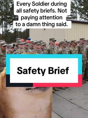 Army safety briefs #army #military #safetybrief #soldier 