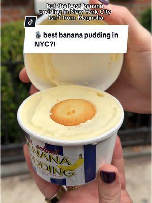 If you think you know the best banana pudding in NYC, then think again. Claude Bakery’s homemade banana pudding definitely wins the most underrated, creamiest dessert in the city. #bananapudding #pudding #nyc #westvillage #nycfood #claude #snackpass