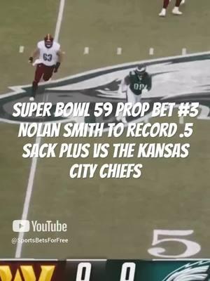 SPORTS BETS FOR FREE SUPER BOWL 59 prop bet 3 #sportsbettingtiktok #sportsbet #sportsbettor #playerprop #playerprops #nflbets #NFLPlayoffs #footballbets #SuperBowl #suoerbowl59 