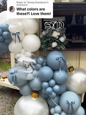 Replying to @Young Goodyear   ✨ Q&A TIME✨❄️ We agree!! This Winter Wonderland Party ❄️ had the dreamiest balloon color combo ✨ The color breakdown: 🩵 Tuftex Fog  🩵 Tuftex Sugar 🩵 Tuftex Blue Slate  Let’s make your next party magical—DM us to plan!  🎊❄️ #winterwonderland #winter #winterishere #wintervibes #mobilebar #party #partyideas #partyinspo #partydecor #balloons #balloonstylist #balloondecor #balloongarland #events #eventstyling #eventplanner #partyplanner #partyplanning #tuftex #tuftexballoons 