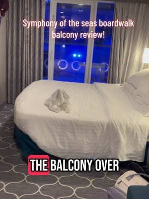 Never doing ocean balcony again! #cruisetips #symphonyoftheseas #cruiseship #royalcaribbean #stateroomtour #cruiseorganization #stateroomorganization #royalcaribbeanboardwalk 