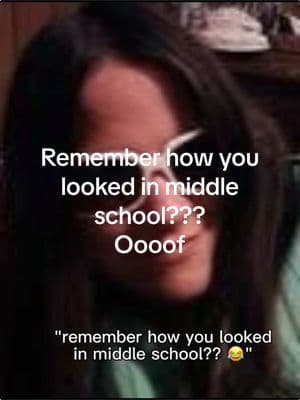 Remember how you looked in middle school? #middleschoolyears #remember #ooof 