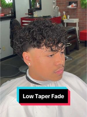 Low Taper Fade 😮‍💨 The low taper fade is perfect for this head shape. It allows for more darkness to show contrast to the fade. The blowout taper adds shape to the head. #iebarber #lowfade #midtaper #lowtaperfade #straighthair #dropfade #lowtaper