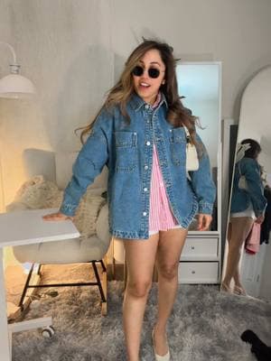 Denim jacket # fashion #stylewithmee #denim #alwaysontrend #fashion #tiktokfashionmonth 