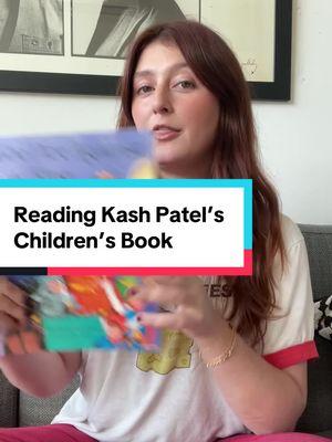 How ‘bout a bedtime story? Maybe better for you than your kids on account of the deep state disdain, FBI slander, and King Trump dreaming. #fyp #news #politics #political #politicalnews #politicaltiktok #kashpatel #kashpatelnews #childrensbook #republicanconservative #fbidirector #kashpatelfbi #kashpatelfbidirector 