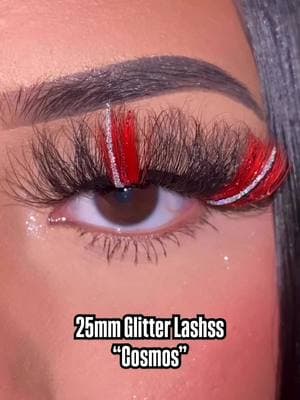 25mm Glitter Color lashes “COSMOS”, unique design only available in our site . Now just $4.99 , original price $6.99. Shop link in Bio #privatelabellashes #striplashes #glitterlashes #lashvendor #lashwholesale #valentineslashes 