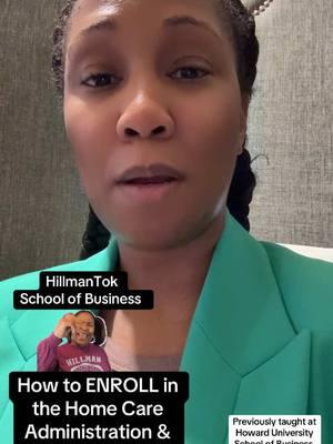 Hey 👋🏽 @HillmanTok Univeristy we are excited that so many of you have expressed interested in this course. We will be starting on February 5th.  ENROLL TODAY!  #hillmantok #hillmantokprofessors #hillmantiktokuniversity #tiktokuniversity #schoolofbusiness #homecarecourse #homehealthcarecourses #differentworld #cosbyshow #blackwomeninbusiness #blackwomeninhealthcare #collegeprofessor #hbcu #blackcollegestudent 