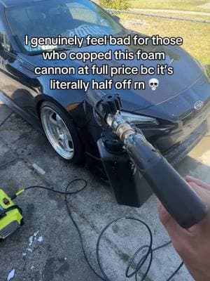 Literally only $40 rn 😭 #blacklinecarcare #foamcannon #blacklinefoamcannon #TikTokShop #carsoftiktok 