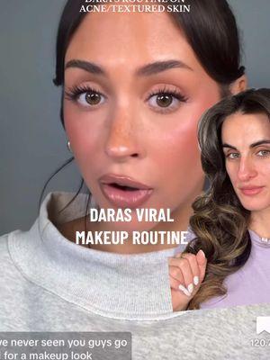 OBSESSED isn’t even the word for this blush combo. @Dara Levitan viral makeup routine on someone without perfect skin. What do you think? #makeuprecreation #makeuptutorial #grwm #acneproneskin #makeuponacne #grwmmakeup #softglam @rhode skin @Haus Labs by Lady Gaga @Natasha Denona @makeupbymario @Diorbeauty @Fenty Beauty @Kosas @Charlotte Tilbury 