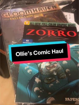 So I was in Ollie’s the other day and found their comic packs that they carry and decided to see what surprises were inside. 🤔 @Ollie’s Bargain Outlet #fyp #comictok #mysterypack #boomstudios #papercutz #zorro #valuepack #krazykentproductions 